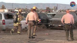 Lancaster Junkyard Fire