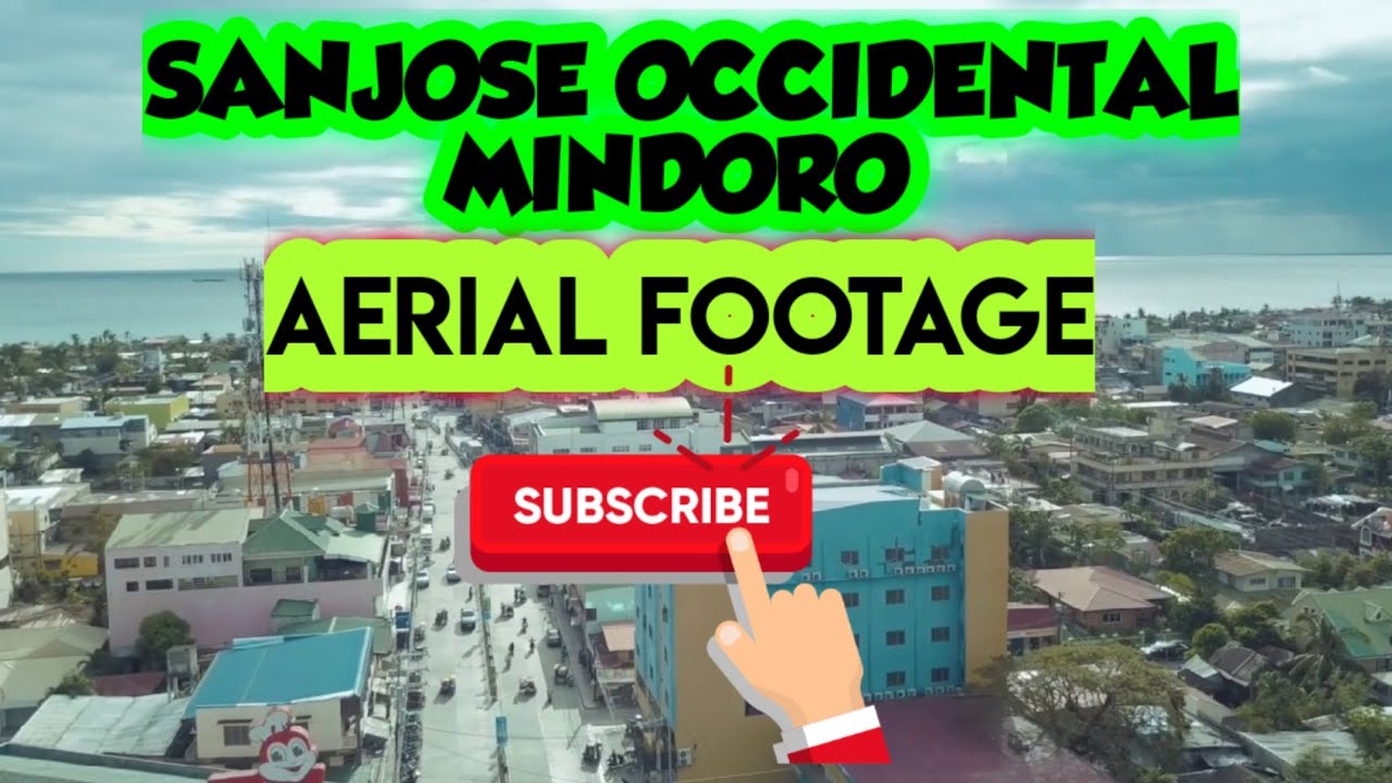 SAN JOSE OCCIDENTAL MINDORO AERIAL FOOTAGE