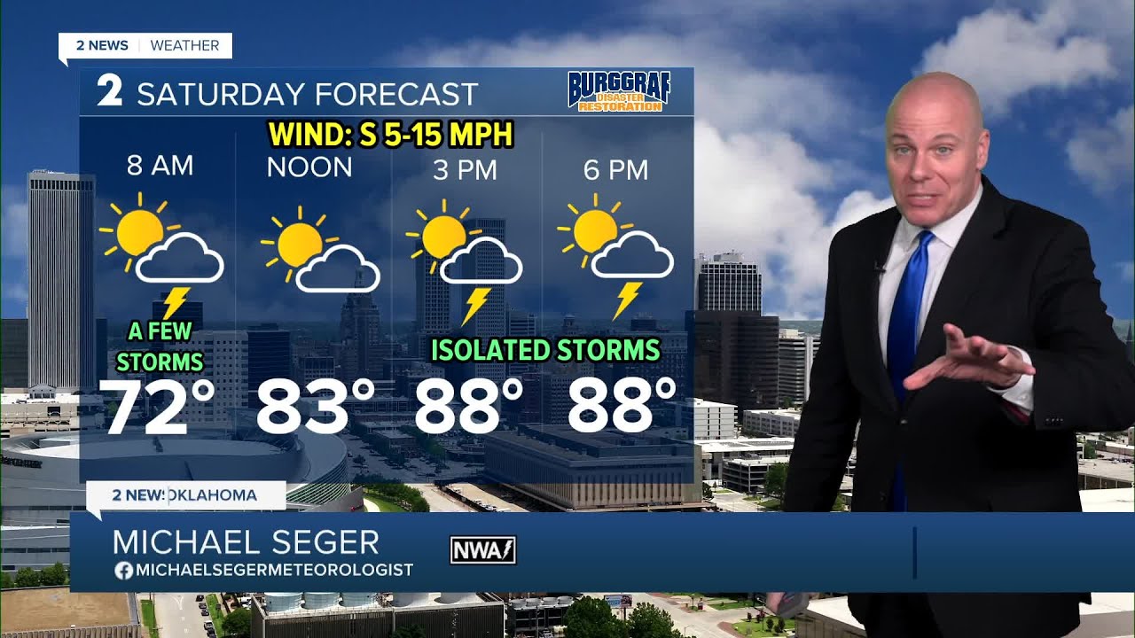 Chances for storms will remain through Father's Day Weekend - YouTube