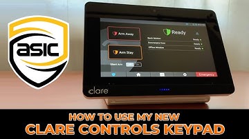 Getting to know your Clare Controls Touchscreen Keypad