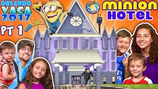 MINIONS HOTEL TOUR! Coolest Room Ever!! Savage Dad @ Universal Studios Resort FUNnel Summer FL