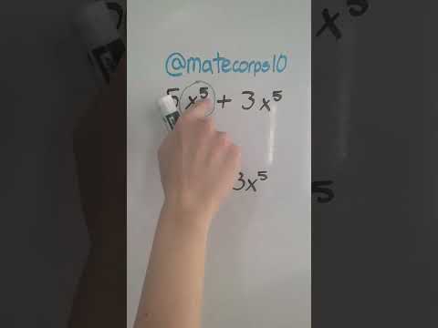 TÉRMINOS SEMEJANTES #matematicas