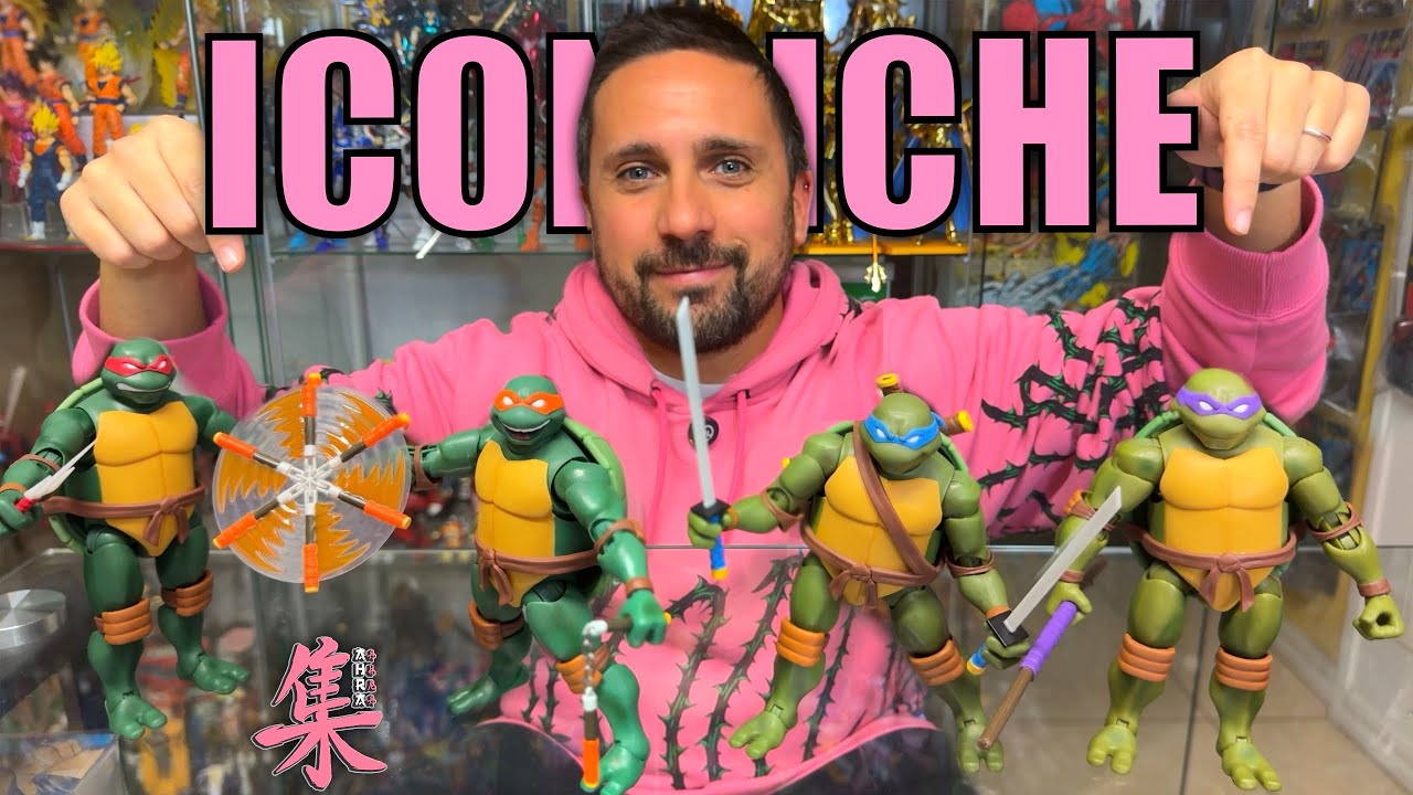 QUESTE SONO ICONICHE! - SUPER7 TMNT Teenage Mutant Ninja Turtles Ultimates 2003 Action Figure Set