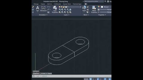 Draw a (Isometric View) in Autocad [#11] !!!