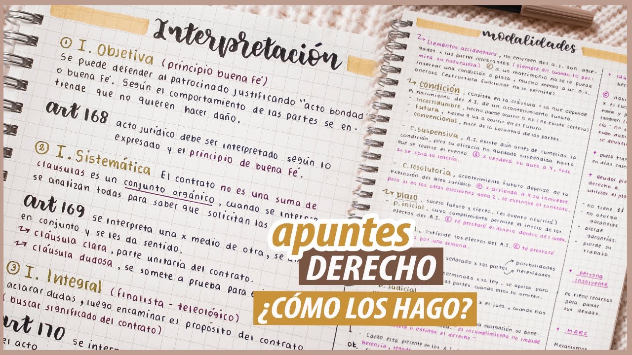 ¿cÓmo Hago Mis Apuntes Tips Para Apuntes Ordenados útiles Y Bonitos