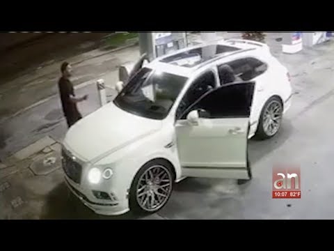 A punta de pistola se roba un SUV Bentley valorado en más de 100 mil dólares en gasolinera de Miami