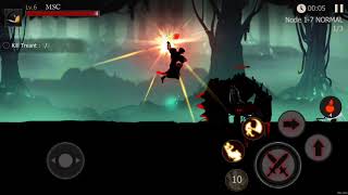 ☠☠Shadow of Death: Dark Knight - Stickman Fighting | Level 1-1 To 1-9 | Android Gameplay screenshot 4