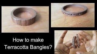 How to make Terracotta Bangles? | Terracotta bangles #bangles #Terracottajewellerymaking #ATJ