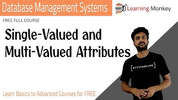 Single-Valued and Multi-Valued Attributes || Lesson 8 || DBMS || Learning Monkey ||