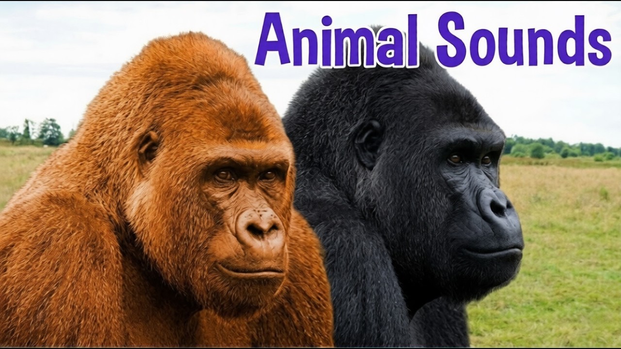 80+ Cute Animal Sounds for Kids | Learn Wild & Farm Animal Sounds with videos #animalsounds #animals