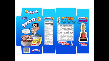 Dundie-Os Cereal Box Photoshop Tutorial