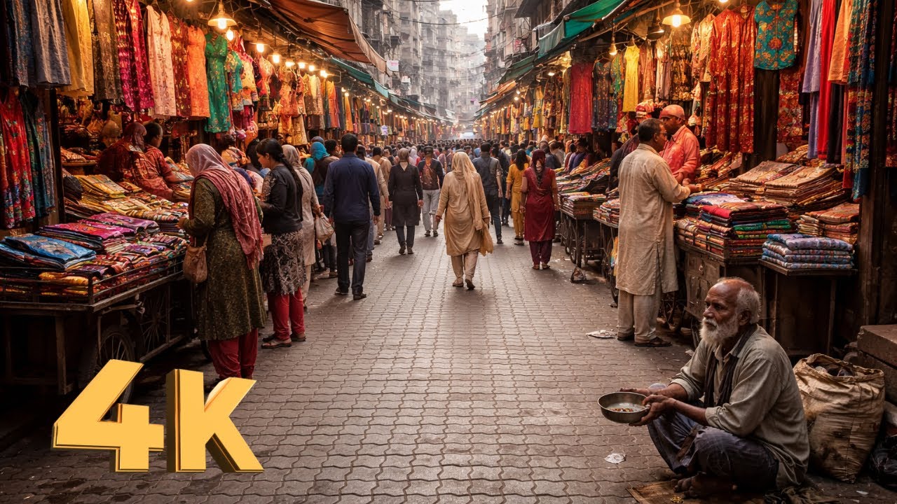 Cooperative Saddar Market | 4K Walking | 🇵🇰 Karachi Pakistan