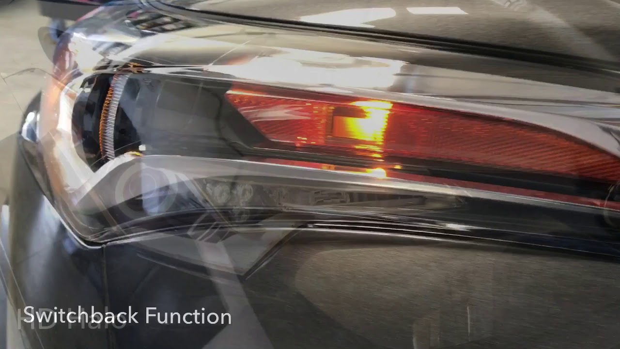 2018 Toyota C-HR Custom Headlights. Features Diode Dynamics HD Halos - YouTube