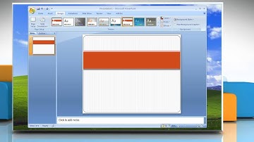 Microsoft® PowerPoint 2007: How to Embed a YouTube® video presentation on Windows® XP