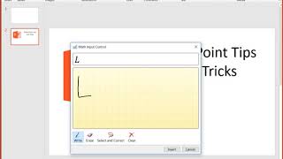 PowerPoint 2016 - How to create ink equations #2