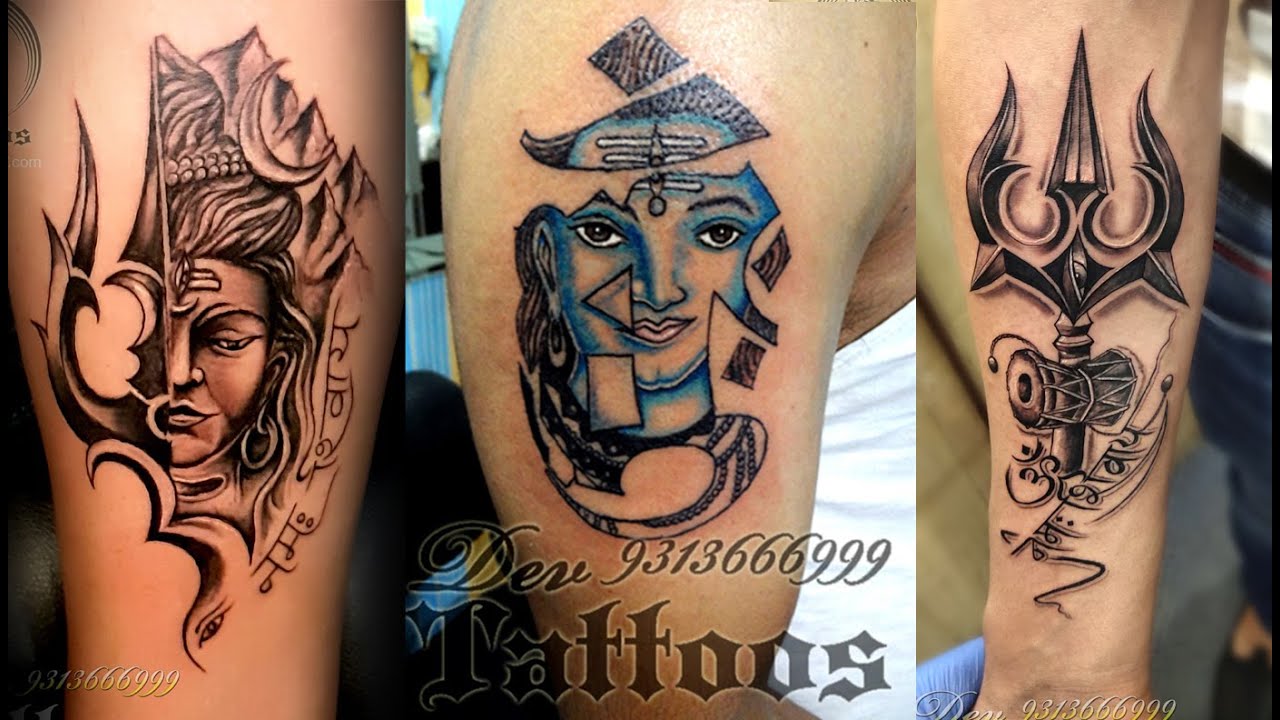 Om with Mahakal Tattoo Waterproof For Men and Girls Quotes Temporary Body  Tatoo