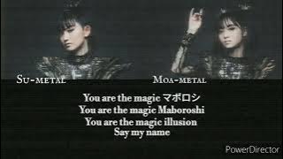 Babymetal MAYA [Color coded lyrics ROMAJI] [Romaji, Japanese and English Translation]