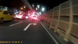 2018 0419 忠孝橋往三重下橋方向路倒車禍