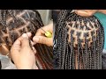 GAME CHANGER, this is how to refresh knotless box braids no re-braiding using crotchet needle WOW!