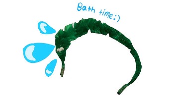 How to bathe your worm on a string!
