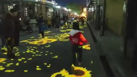 Kydavr outdoor interactive floor projection game