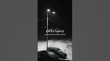 أَمَّنْ هُوَ قَانِتٌ آنَاءَ اللَّيْلِ  | سورةالزمر | القاري: صالح الأنصاري