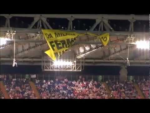 Fermiamo il Nucleare : Blitz di  Greenpeace alla finale di Coppa Italia Inter - Palermo