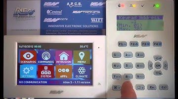 Changing the Keypad Address on the Smart Living Panel