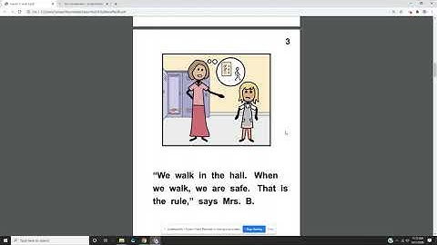 Jill Learns the Rules - Picture walk