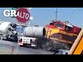 Embiste tren a tráiler en Escobedo | Monterrey