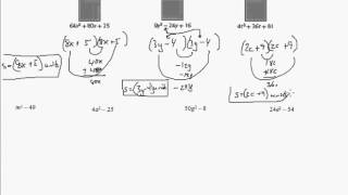 8 7 Factoring Special Cases