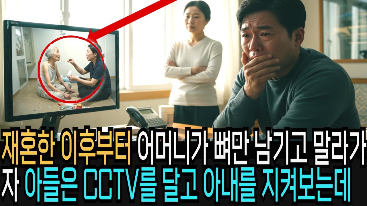 Outline Video 재혼한 이후부터 어머니가 뼈가 보일정도로 말라간다. 아들은 cctv를 달고 아내를 지켜보자 충격을 받는데.