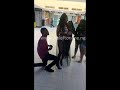“You slept with my bestfriend” — Nigerian Lady rejects boyfriend proposal in a mall (video)