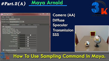 How To Use Maya Sampling In Arnold | Camera AA Setting In Maya | Arnold Tab Setting In Render Tab