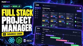 Full Full Stack Project Management App | React + Node.js | Source Code Guide