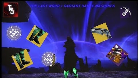 This Last Word & Radiant Dance Machines Build is Still Amazing in PVP (Destiny 2: The Edge Of Fate)