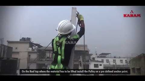 Installation & Usage Movie of KARAM Descender Jumper Ref No  PN 410 & Pulley