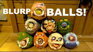 Blurp Balls Complete Set of 8 - a Resource for Collectors! - YouTube