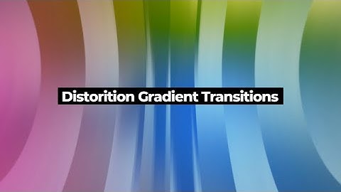 Distorition Gradient Transitions Premiere Pro Presets