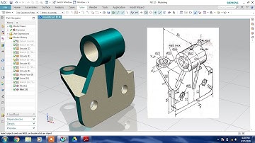 NX CAD # tutorial 10.7 # Advanced Modeling Tutorial #Industrial Part