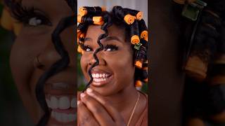 Perm rod set takedown on natural hair #permrodset #naturalhair