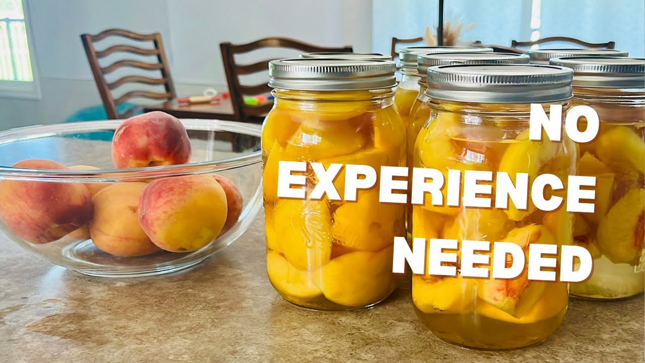 How to Can Peaches the EASY Way 🍑 🍑