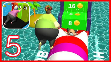 Fat Pusher - Gameplay All Levels #70 (Android,iOS)