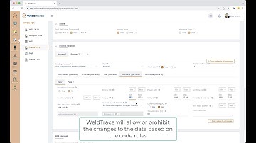 Creating a WPS with WeldTrace