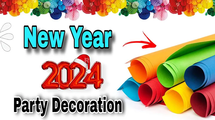 New Year Decoration ideas 2024 / New Year Decoration / DIY New Years Eve Decoration