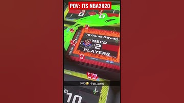 90 GAME WIN STREAK IN PARK. 2k20 Was Great 🤦🏽‍♂️ #shorts #naygodd #nba2k