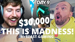 MrBeast Gaming Mining 1,000,000 Blocks Alone! ($30,000) REACTION! This was INTENSE!