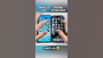 OnePlus 12R vs iPhone 15 Pro Max ⚡ Apple Didn’t See This Coming! 😬 #shorts