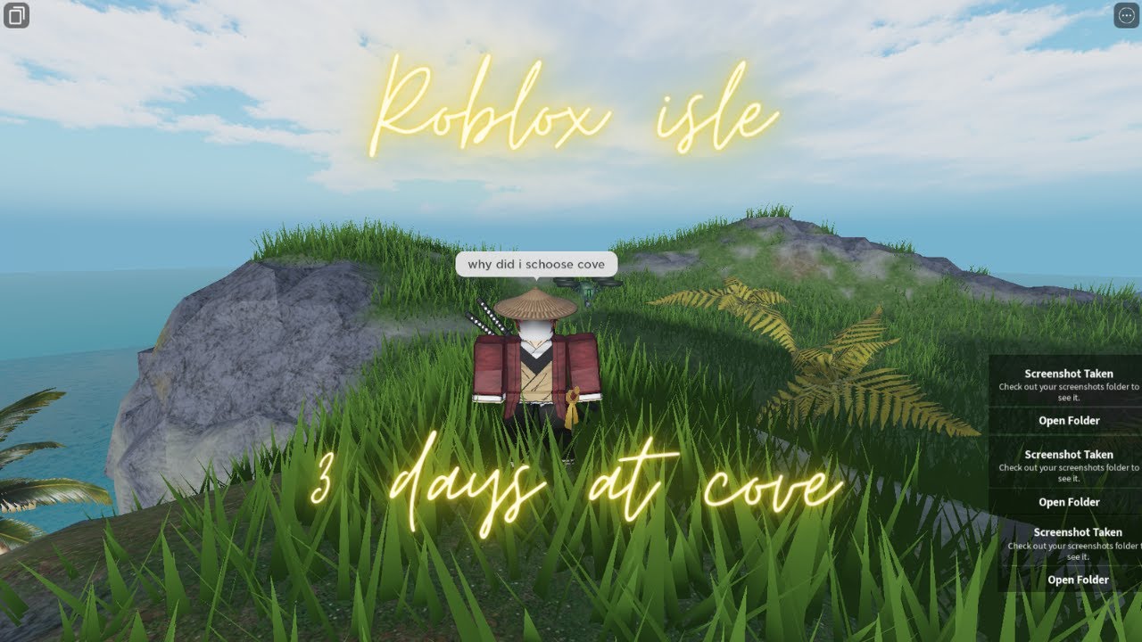 Roblox Isle 3 Days At Cove YouTube