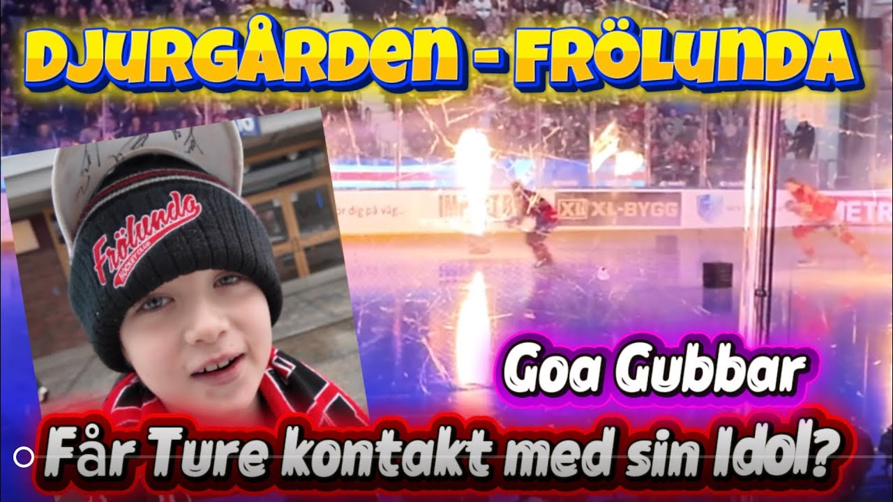 Ture åker på Djurgården - Frölunda på Hovet
